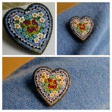 Vintage Brooch Italian Micro