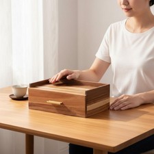 Wooden Tea Bag Storage Box
