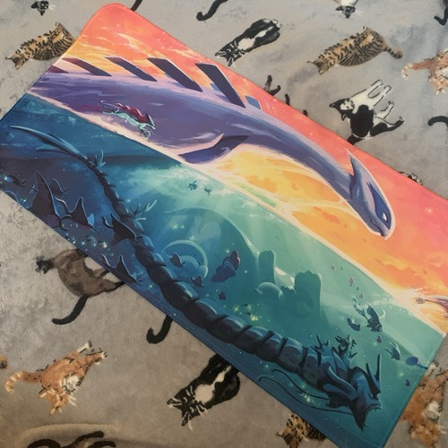 Lugia rubber playmat - rubber, play
