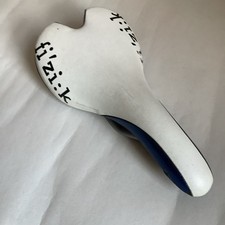 Fizik Aliante  saddle 270mm x 140mm White & Blue - manganese Rails