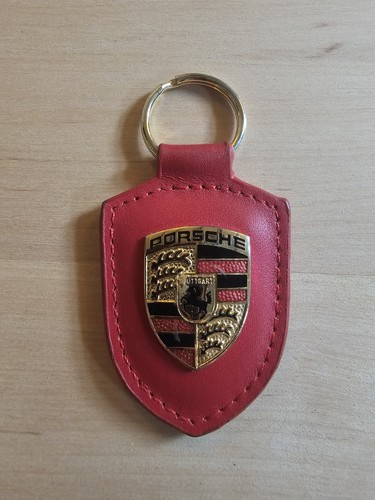 Genuine porsche crest keyring - porsche,