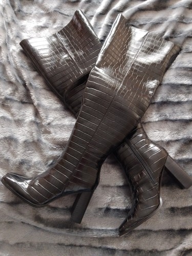 River island mock - croc, thigh