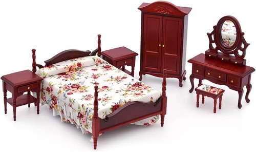 Luxurious mahogany dollhouse - luxurious,
