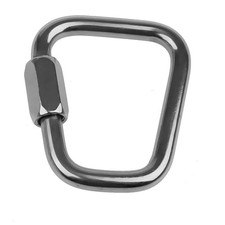 Heavy duty steel carabiner - steel, for
