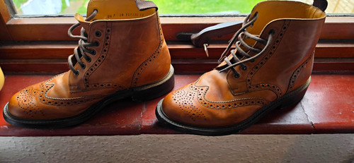 Barker men brown leather - men's,