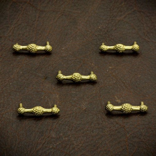 Brass bar belt studs 5 - bar,