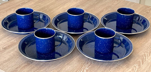Sets blue enamel stainless - 5,