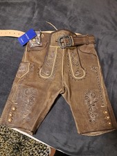 Bavarian leather shorts