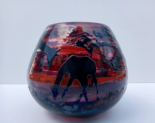 Vicki beech studio glass - vicki, vase