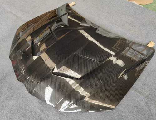 Carbon fiber front - fiber, hood