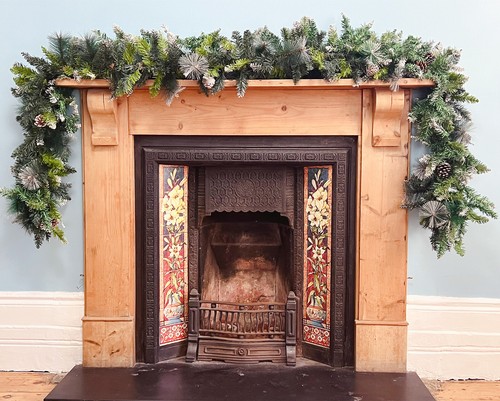 9ft christmas garland with - 9ft,