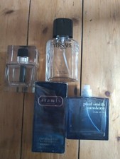 Collection of 8 empty bottles , Dior , Versace , Paul Smith , Aramis  and others