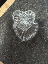 Galway crystal heart - heart, trinket