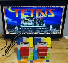 Retro Tetris TV Game by Radica 1 or 2 Player with Rotating Controller UK PAL