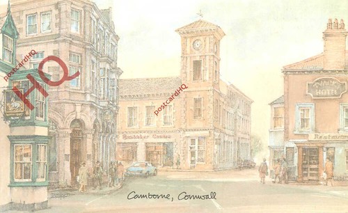 Picture postcard camborne - postcard_,