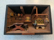 3d Diorama Shadow Box Wooden Carving Wall Art