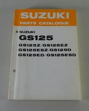 Parts catalogue Suzuki GS 125