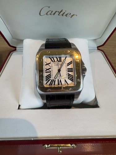 Cartier santos white men - cartier,