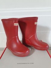 Kids First Hunter Wellies Red UK Size 8 EU 25