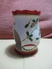 Yankee Candle  Christmas Tart Burners x 2 Snowflakes & Holly