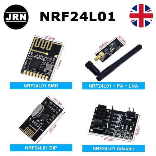 Nrf24l01 4ghz wireless rf - nrf24l01+, 2.4ghz