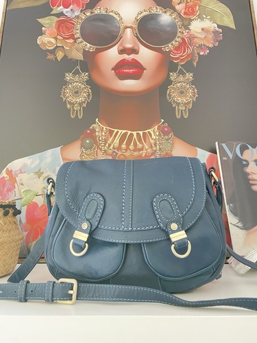 Bailey quinn blue leather - blue,