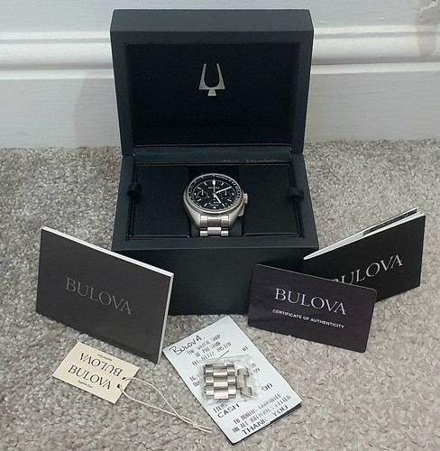 Bulova lunar pilot men 45mm - lunar,