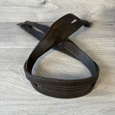 Vintage Brown Leather Plaited