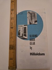 Vintage 1970s Hillaldam Sliding Door Gear Catalogue – Retro Hardware Brochure