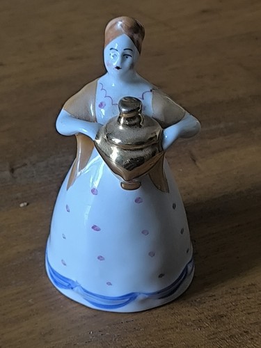 Vintage russian woman figurine - vintage,