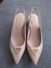 GUESS Women's Block Heel Patent Shoes. New Without Tags. Size UK 6.5