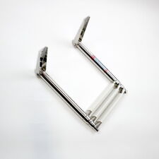 Telescopic Boat Boarding Ladder 316 Stainless Steel 3 Steps , Marine