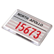 FRIDGE MAGNET - North Apollo, 15673 - US Zip Code