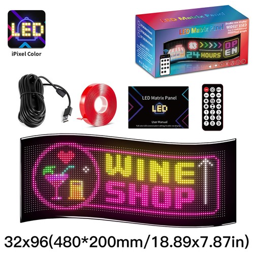 Programmable rgb led sign - programmable,