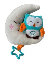 Teeny Wonders Musical Owl & Moon Nursery Hanging Toy Plays Lullaby Card Factory
