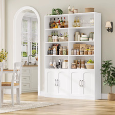 Bookcase Cabinet 4 Door Tall