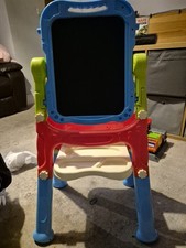 Childrens Whiteboard And Chalk Board Easel