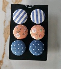 Primark 3 Pair Fabric Earrings
