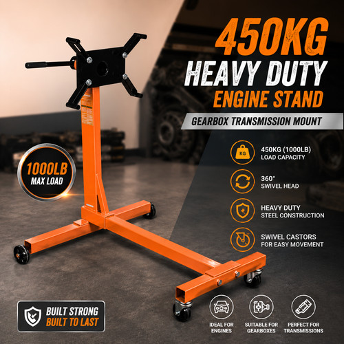 Engine gearbox support stand - engine,