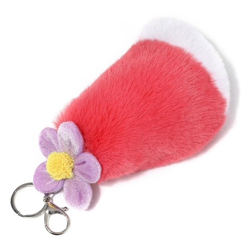 Foxes tail keychain furry furs - keychain,