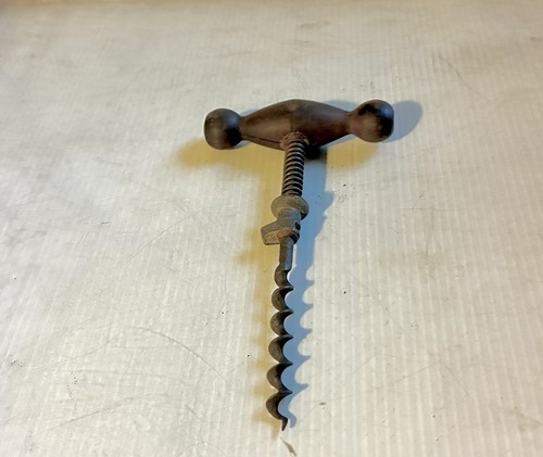 Antique corkscrew bottle - corkscrew,
