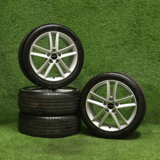 SEAT LEON Albea 17" Alloy Wheels 5P0601025M et54 7J  set with tyres Genuine OEM