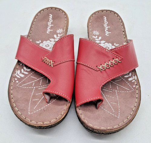 Moshulu women red - red, leather