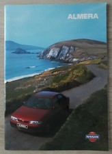 Nissan Almera Range Brochure 1997 - 1.4 1.6 2.0 2.0D Equation GX SLXSR SRi GTi