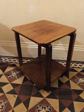 Art Deco Trolley Walnut Veneered Side Table 1930's Drinks Trolley