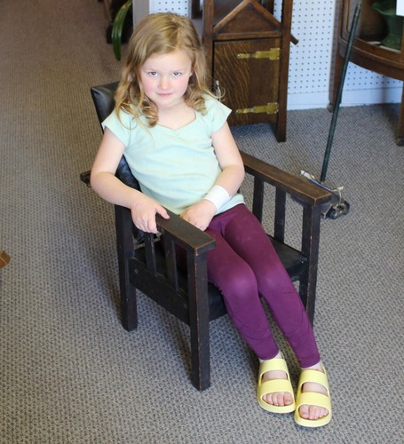 Antique mission oak childs - antique,
