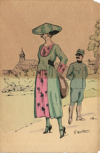 Artist signed mouton - g.,