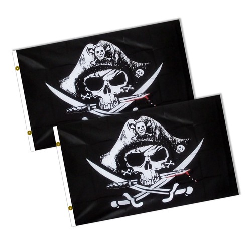 Jolly roger pirate - pirate, flag