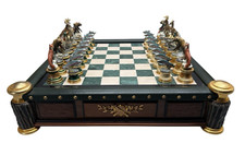 Extremely Rare Franklin Mint Sportsman Trophy Chess Chess Set
