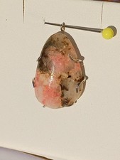 Tugtupite Pendant. 925